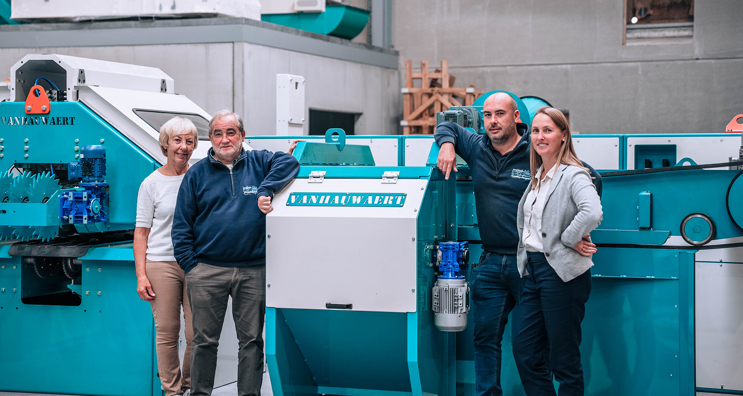 Vanhauwaert hedendaags - moderne productie van vezelverwerkingsmachines