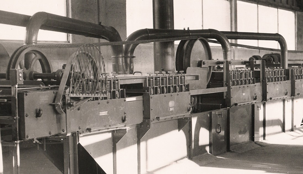 Historische foto Vanhauwaert - familiebedrijf sinds 1892 in vezelverwerkingsindustrie